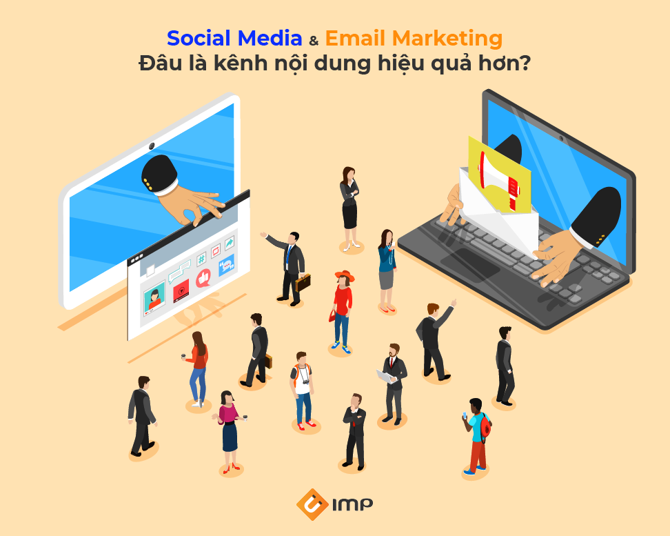 social media và email marketing